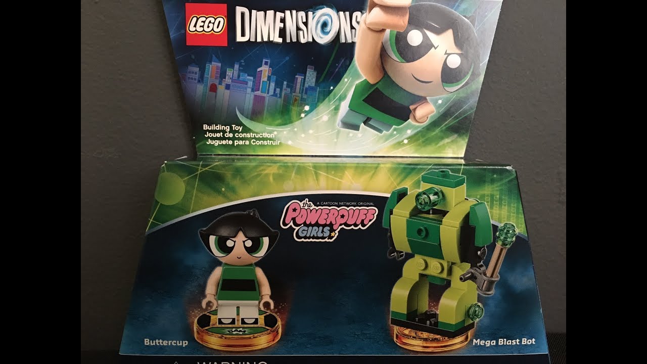 Powerpuff Girls Buttercup Fun Pack Lego Dimensions Unboxing & Building