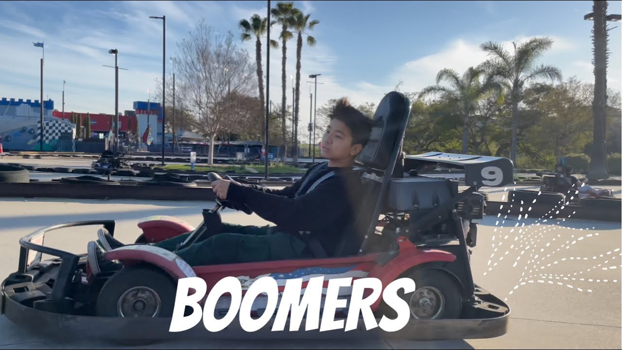 GO KARTING AT BOOMERS IN IRVINE | Pt. 2