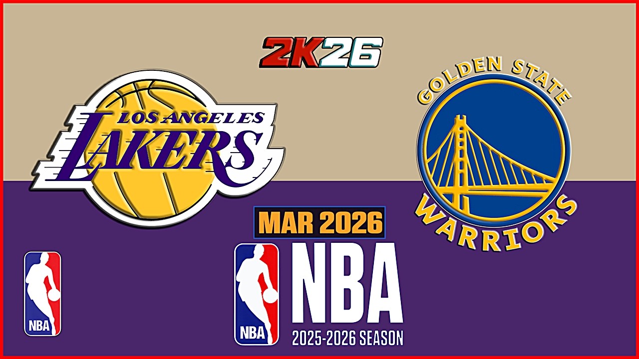 LAKERS  vs  WARRIORS  | NBA 4TH QUARTER Highlights | warriors vs lakers | NBA 2K26 |