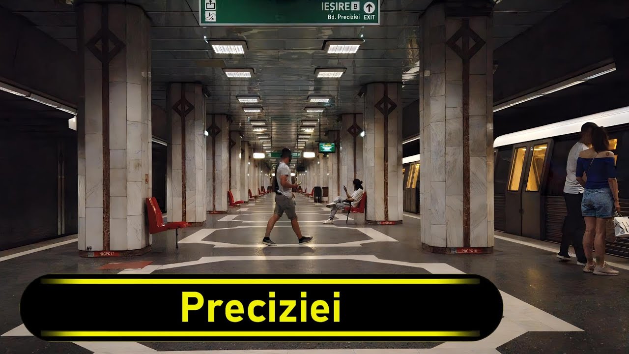 Metro Station Preciziei - Bucharest 🇷🇴 - Walkthrough 🚶