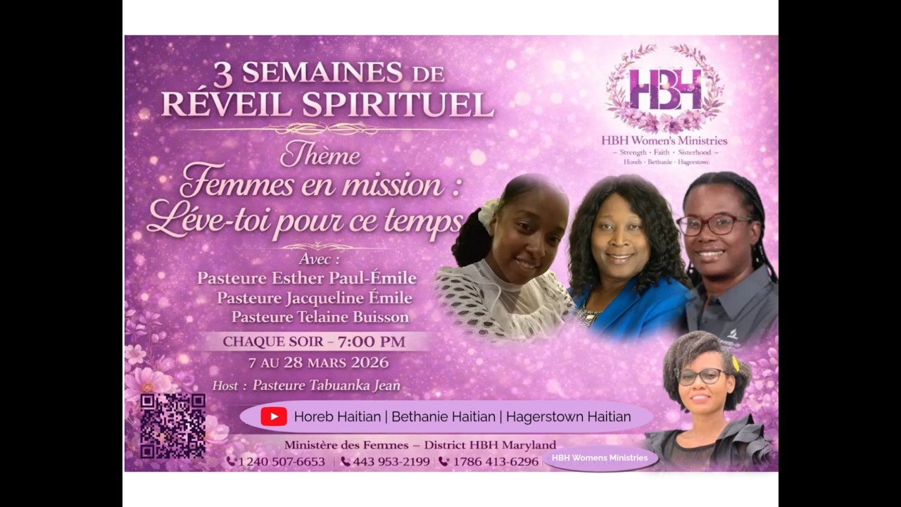 2e Partie - Jour #5 Femmes HBH en Mission | Pasteure Jacqueline Emile 03/11/26
