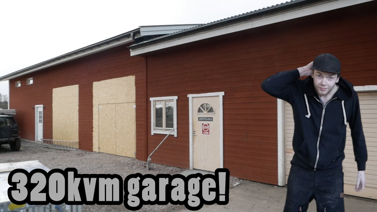 Visar upp garaget!