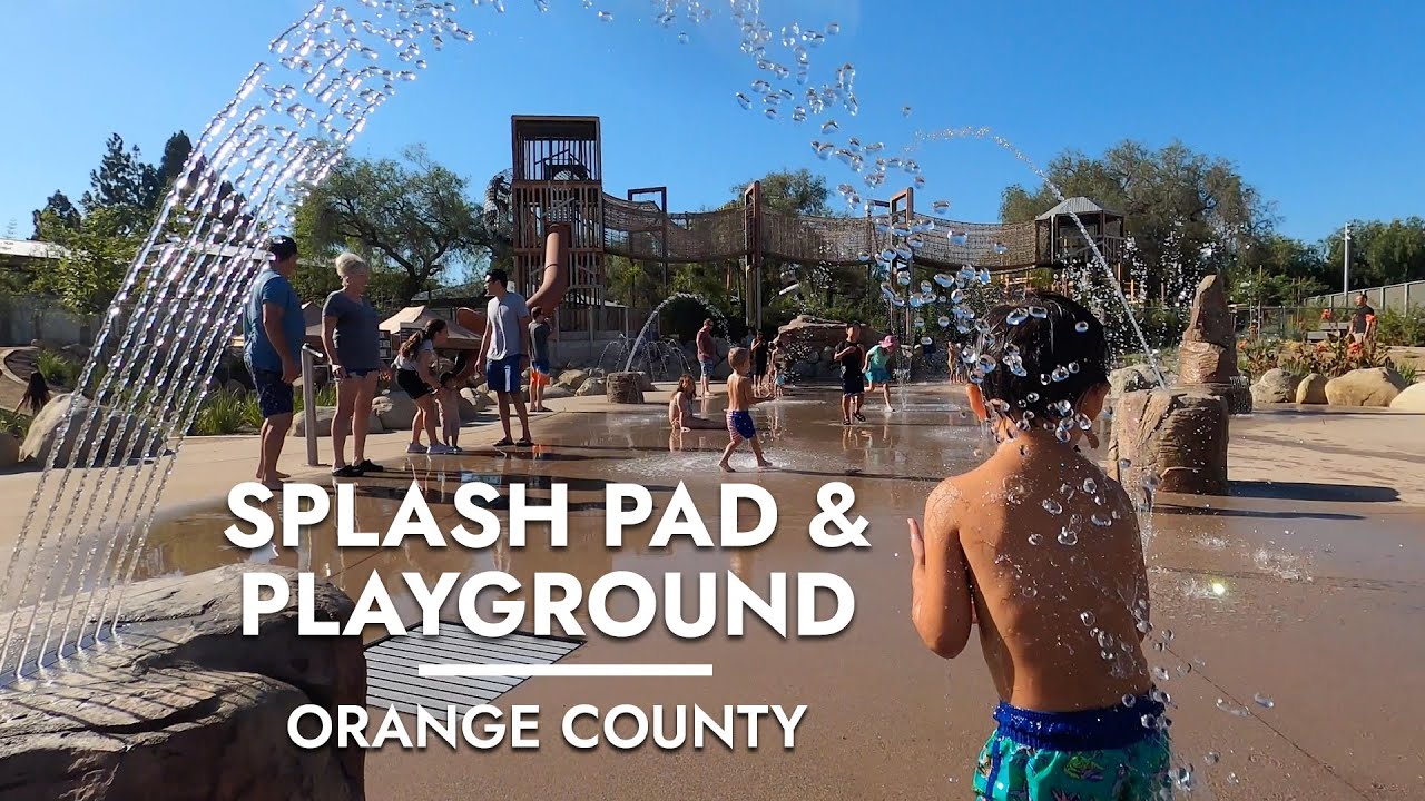 Yorba Linda Adventure Playground with Kids - Splash Pad, Water Slide, Park in Orange County