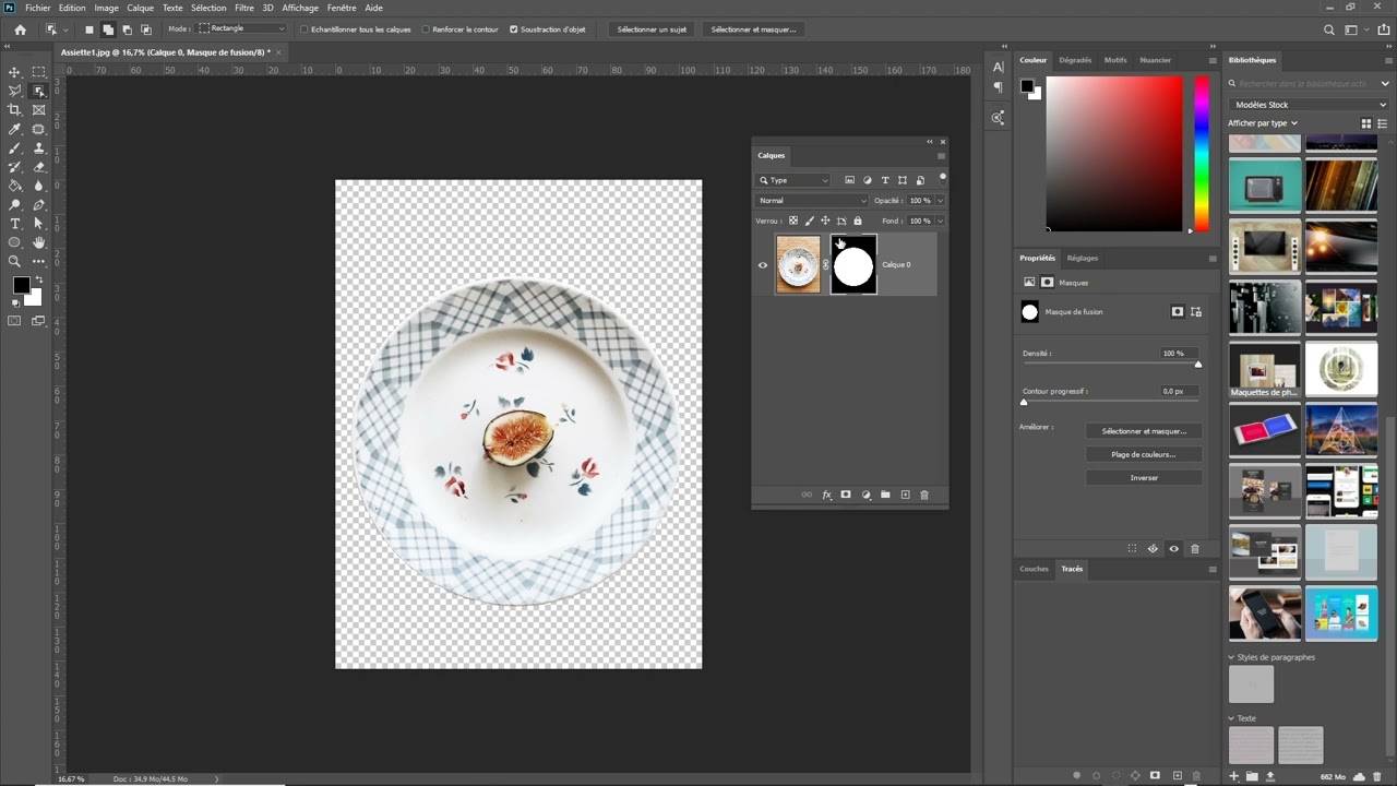 Photoshop (95) : Le masque de fusion