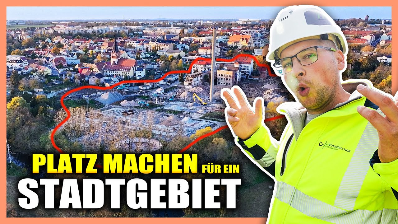 PLATZ MACHEN für ein STADTGEBIET in Schkeuditz - Fabrikabriss & Großbaustelle! | Home Build Solution