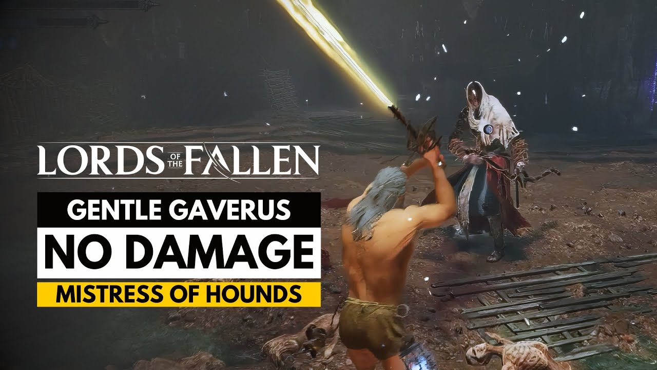 (No Damage) Gentle Gaverus, Mistress of the Hounds | Naked Run Boss Fight [Lords of the Fallen]