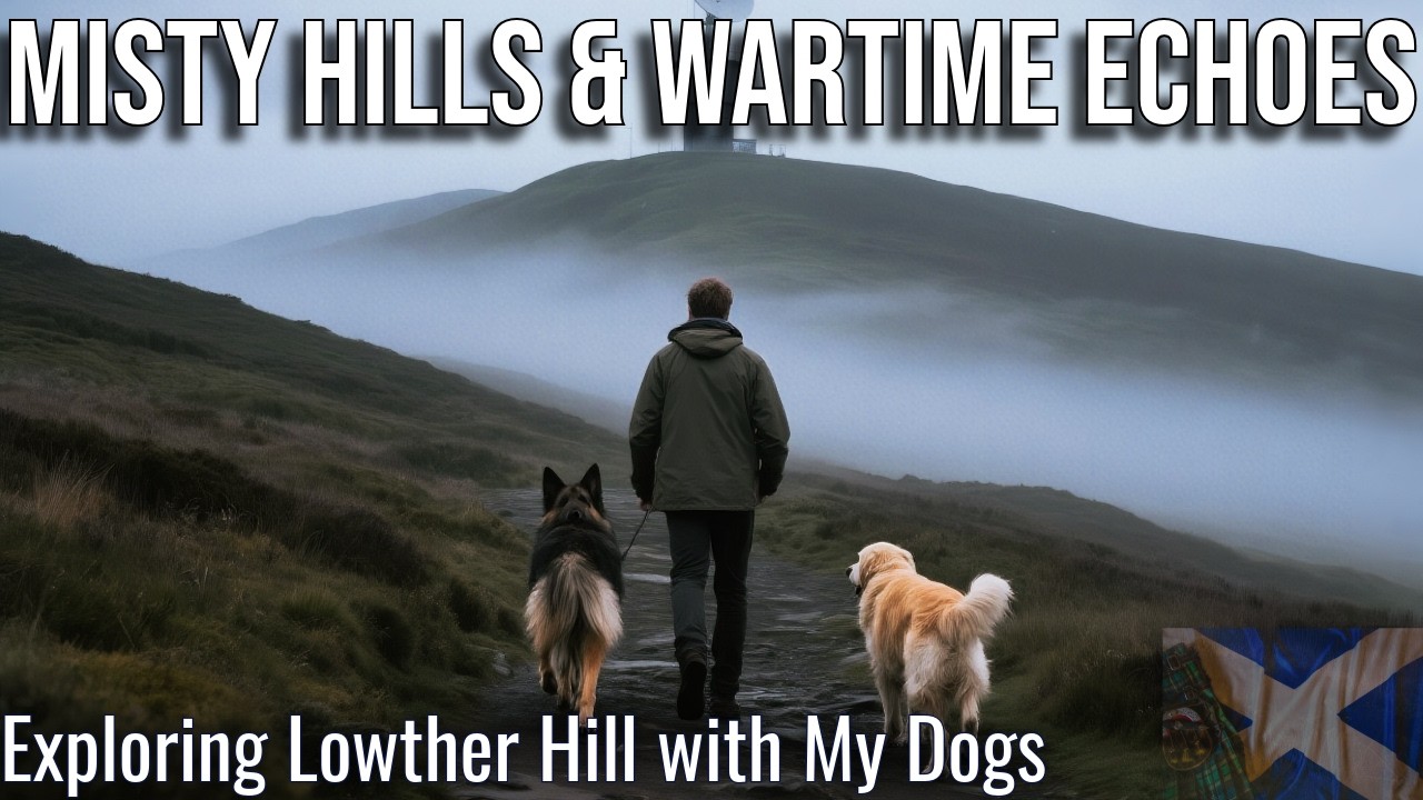 Forgotten WWII Crash Site | Misty Lowther Hills Walk with Dogs, Scotland