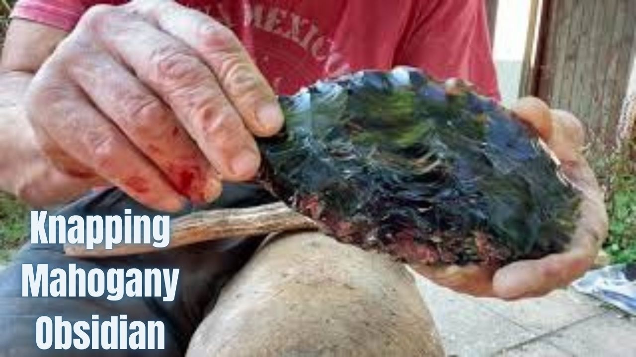 Knapping a Mahogany Obsidian Dagger