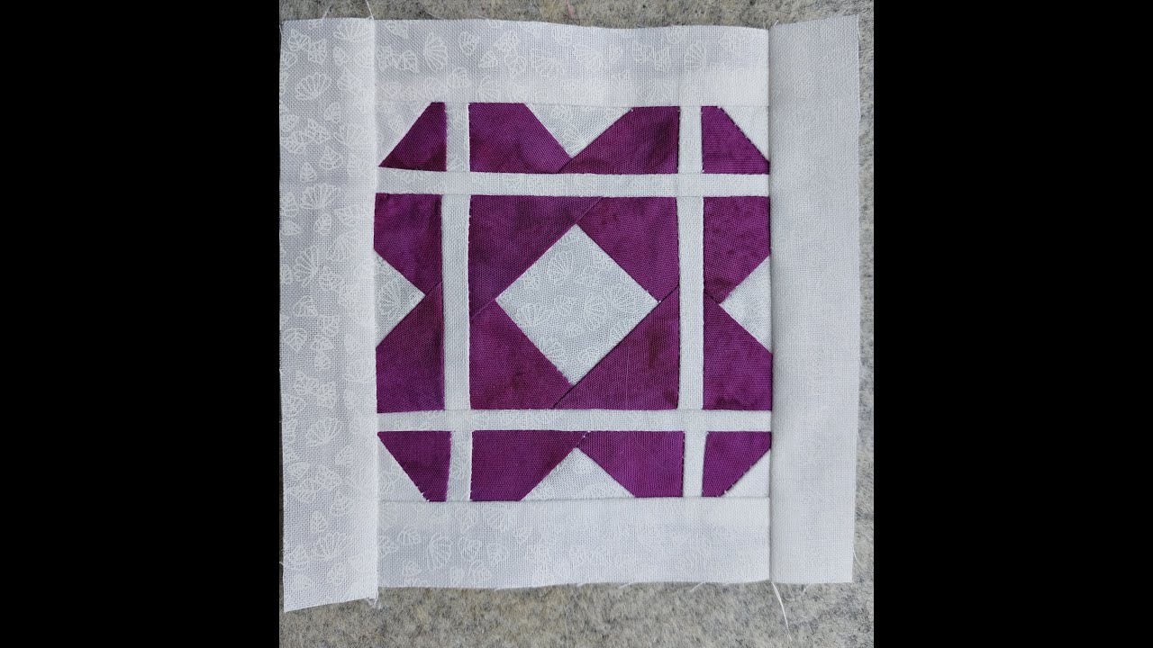 Video 51 - Dear Jane en français - Bloc E7 FPP machine - Jane Stickle's quilt
