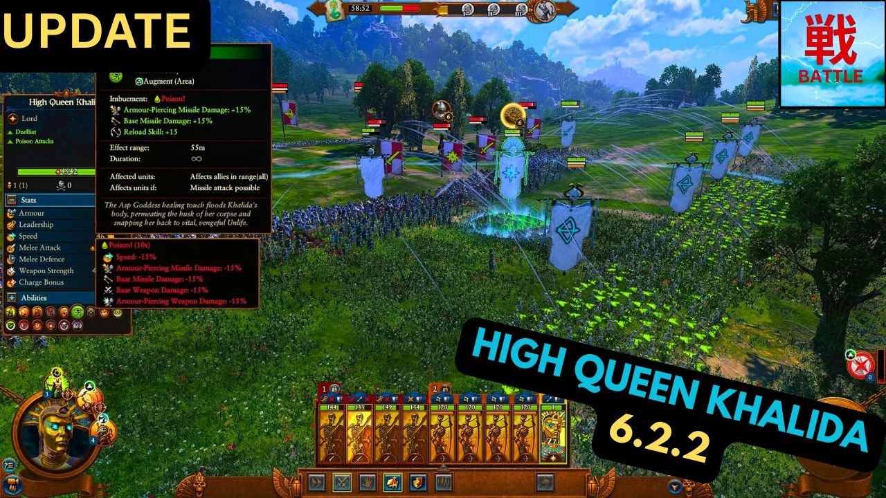 Are CHANGES to High Queen Khalida Any Good in Patch 6.2.2? - Tomb Kings Legendary Lord Update