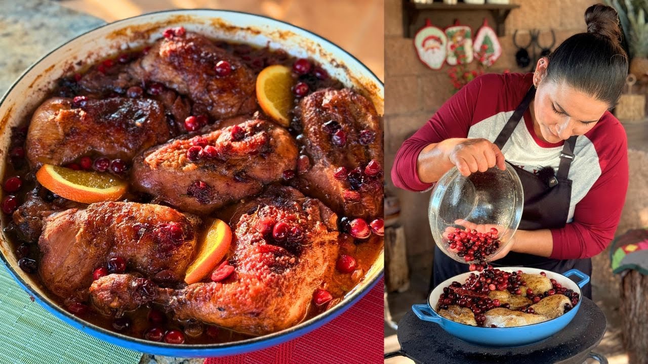Pollo Navideño al Horno /Jugoso y facil  - Receta de Familia | La Herencia de las Viudas