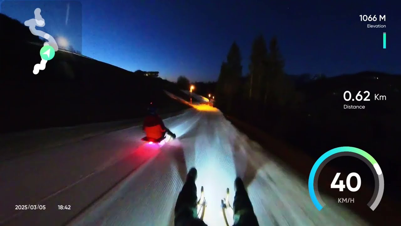 Nachtrodeln am Hexenritt in S&ouml;ll (05.03.2025) - 1. Abfahrt