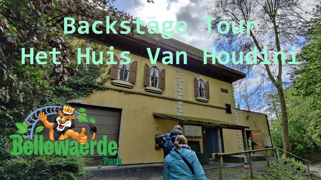 Backstage tour + werking Het Huis Van Houdini (Vekoma Mad House) in Bellewaerde Park (offride POV)