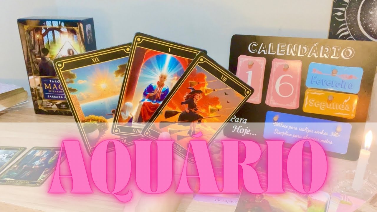 Aquário ♒️ Segunda - Feira 16/02/2026 