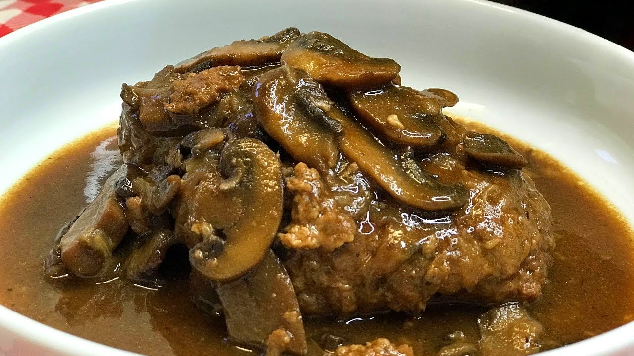 SLOW COOKER SALISBURY STEAKS!  PERFECT FOR FREEZER BANKING!