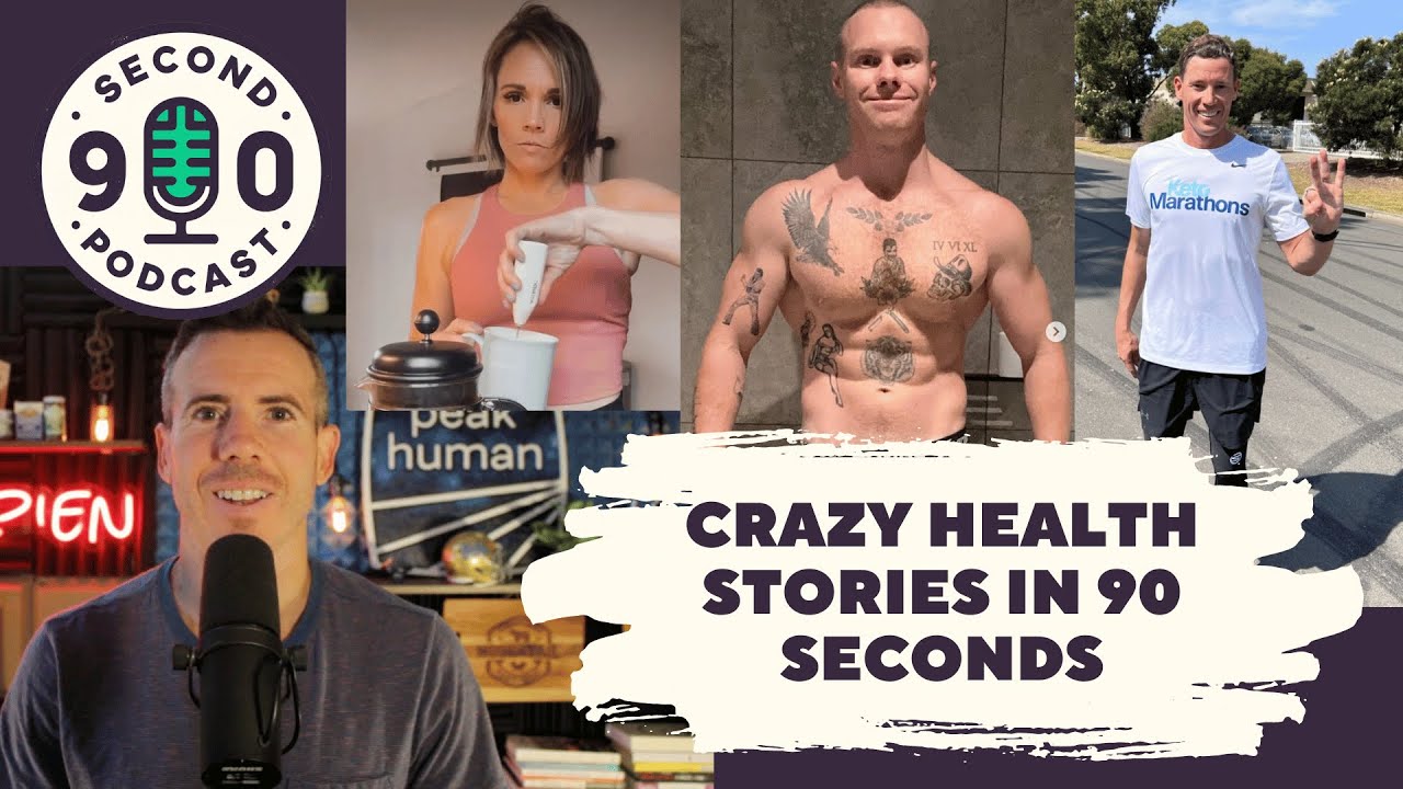 Deteriorating Vegan Twin, Reversing Crohn's, 5 Marathons in a Row With No Food! - 90 Second Podcasts