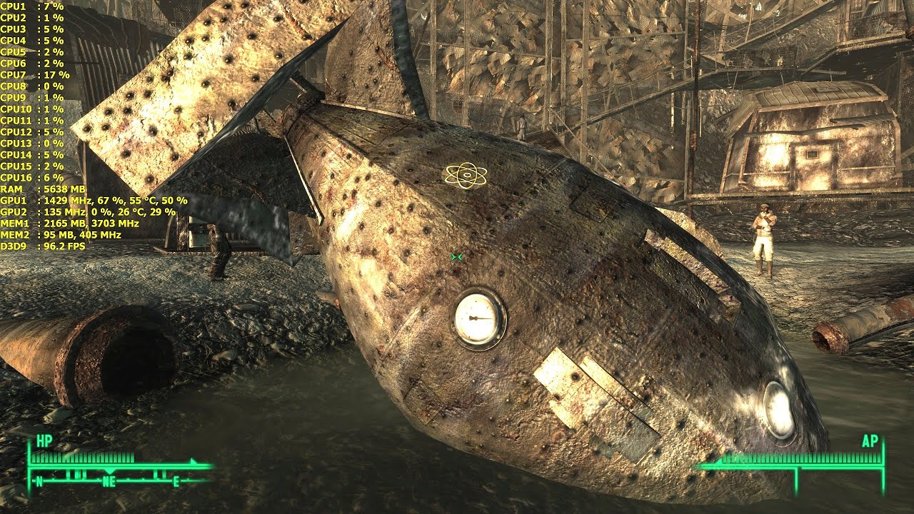 Fallout 3 NMC's Maximum Texture Pack vs Vanilla Graphics Comparisson 4K