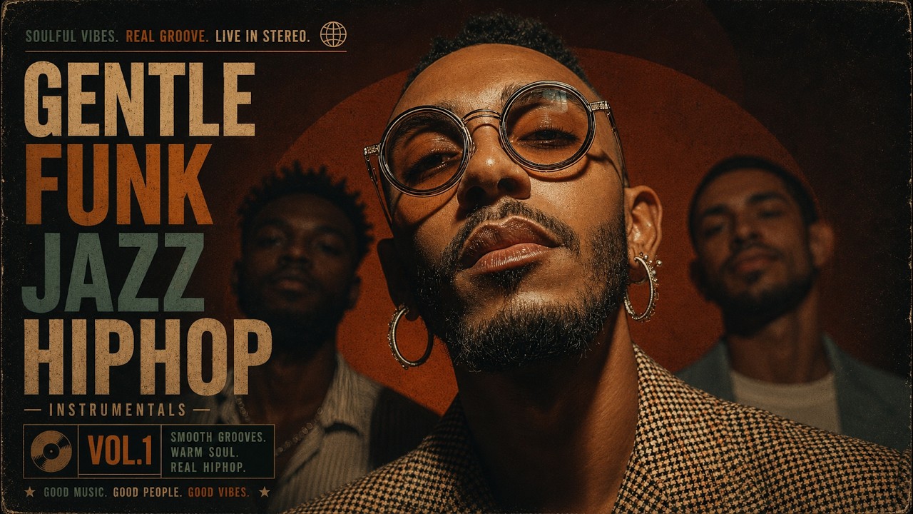 Gentle Funk Jazz Hip Hop Mix 🎷 Smooth Vibes for Study & Chill