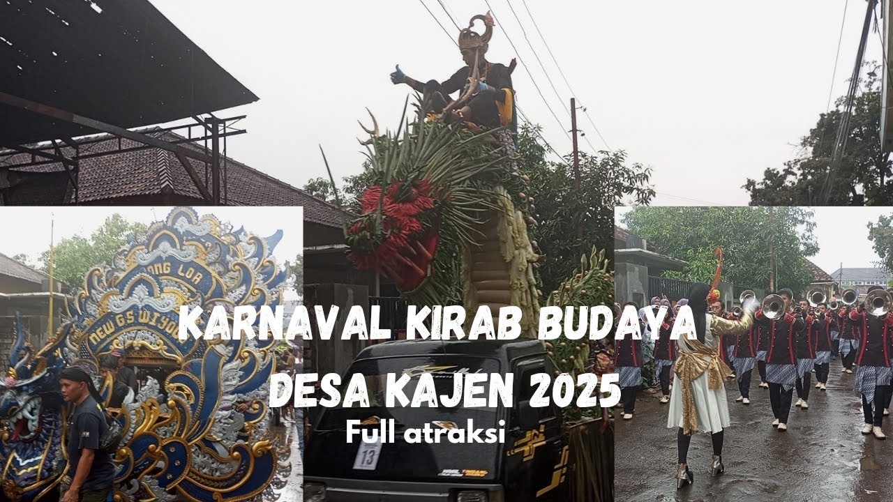 Karnaval kirab budaya desa Kajen 2025