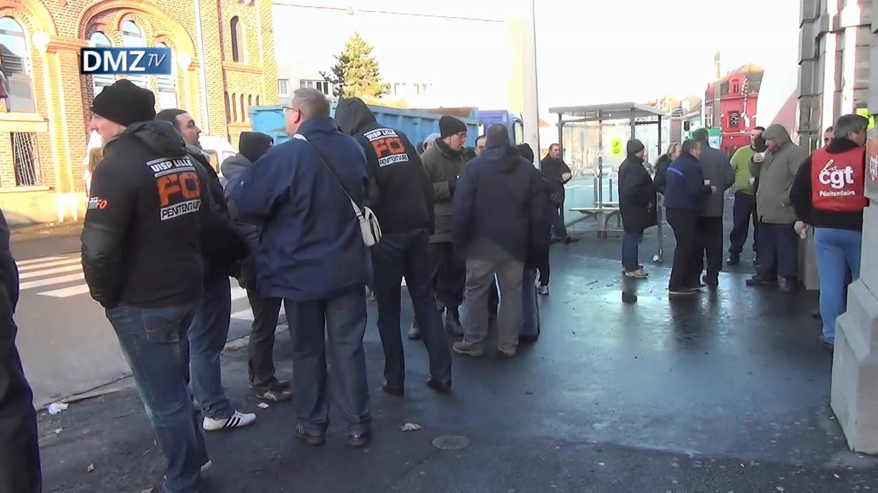 PRISON DE BÉTHUNE : LES SURVEILLANTS EN COLÈRE