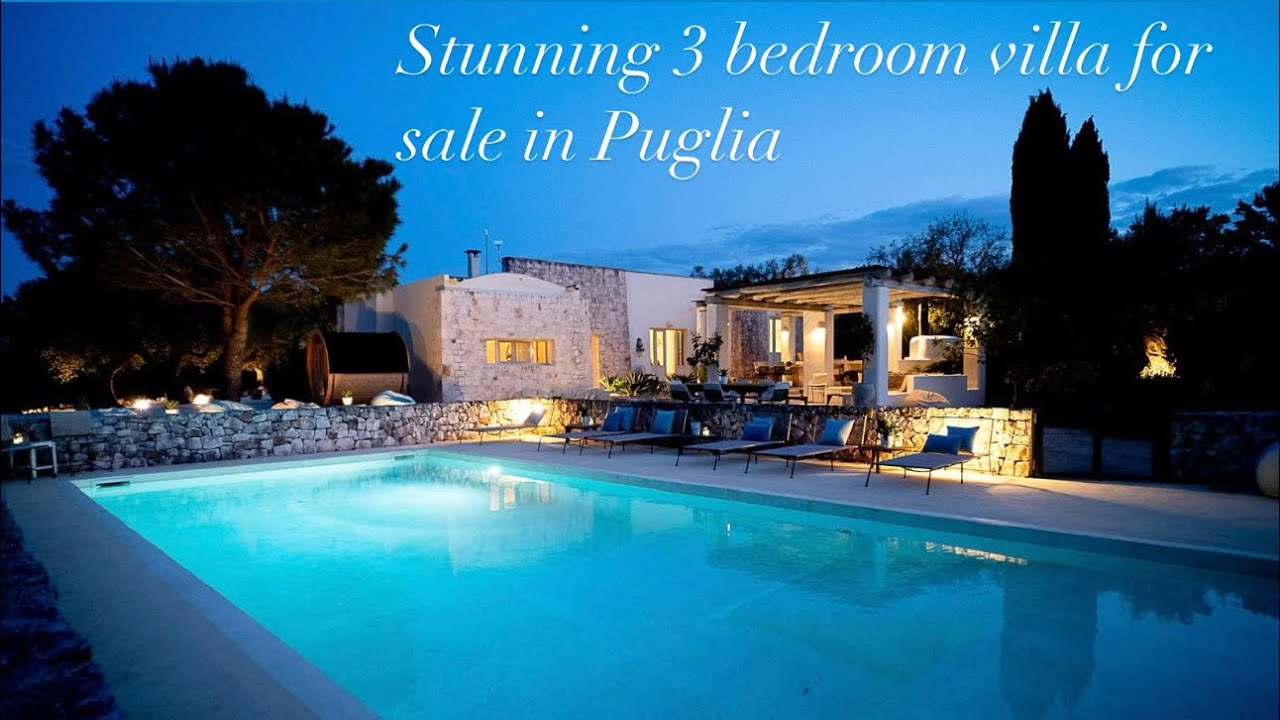 Stunning 3 bedroom villa with pool for sale in Puglia
