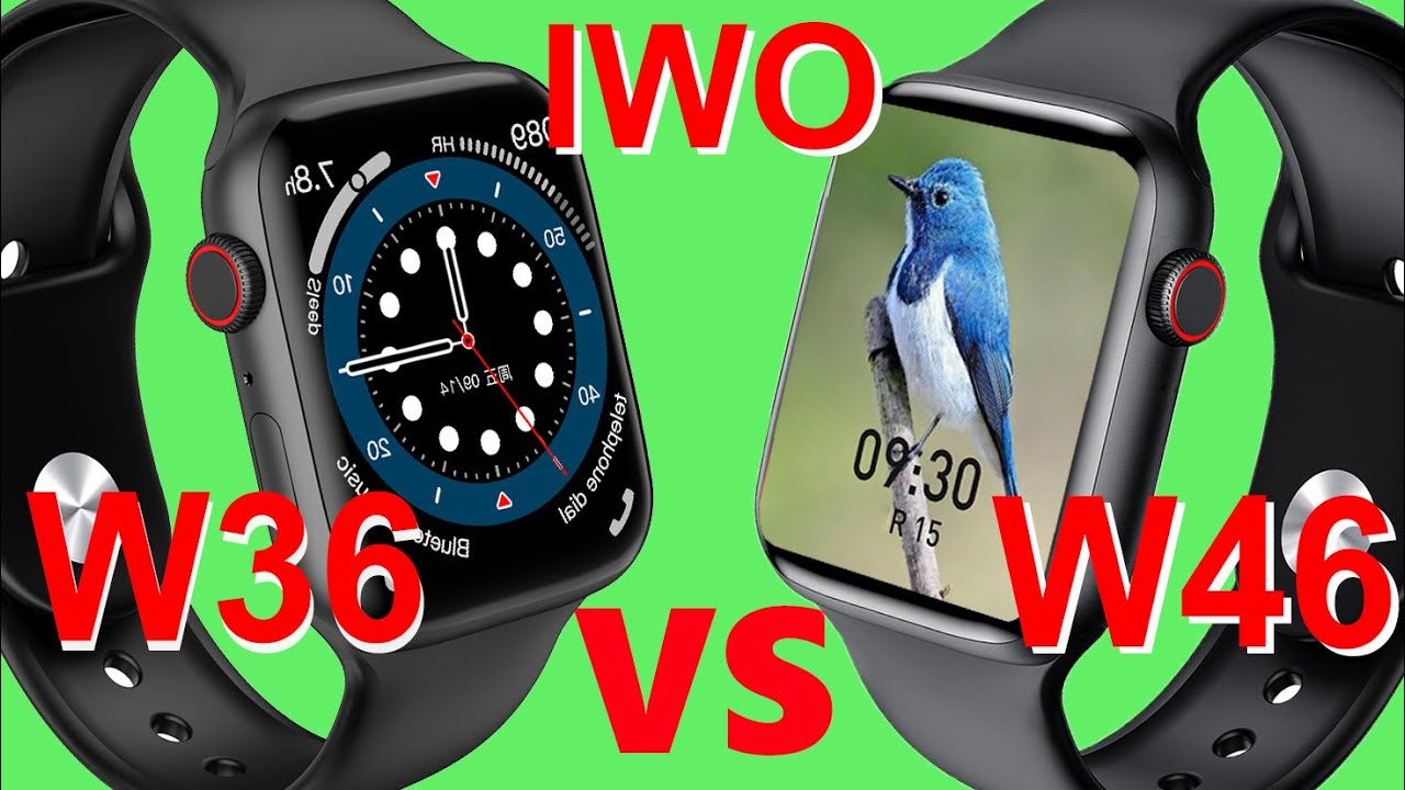 KIWITIME IWO W36 VS IWO W46-Which Smartwatch is better?