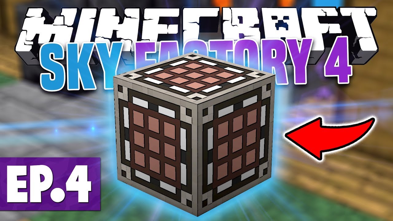 Minecraft Sky Factory 4 - EASY Early Game Storage! #4 [Modded Questing Skyblock]