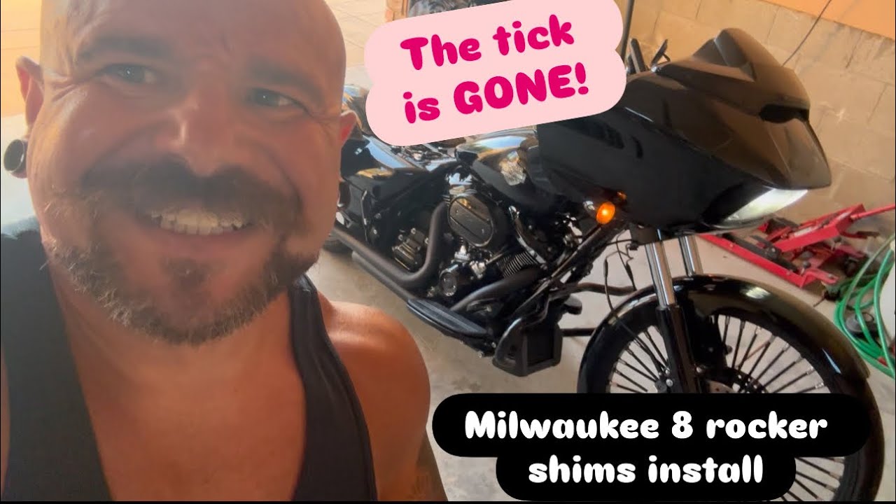 Harley Milwaukee 8 rocker shims install 