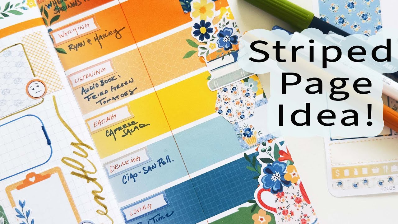 How I Use the Striped Pages in My Cocoa Daisy Setup