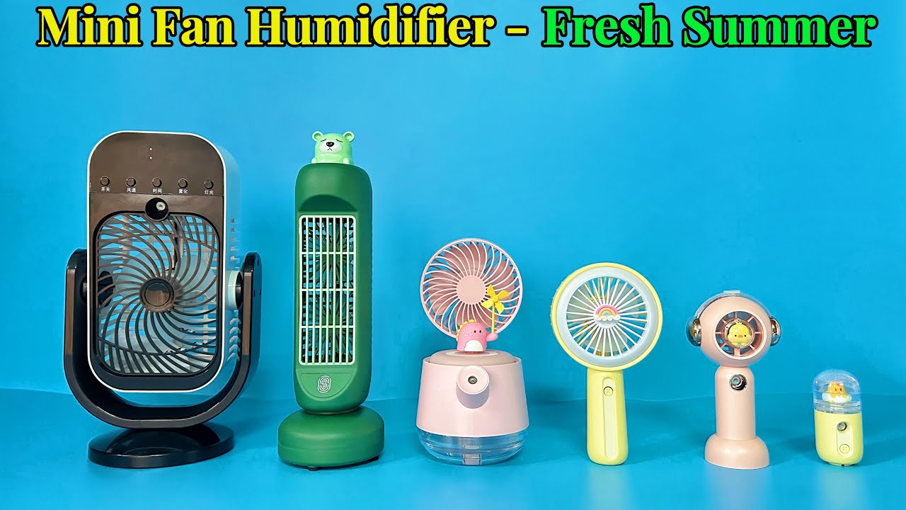 Mini Fan Humidifier - Air Conditioner WaterSpray Fashion Fan | Unboxing And Review