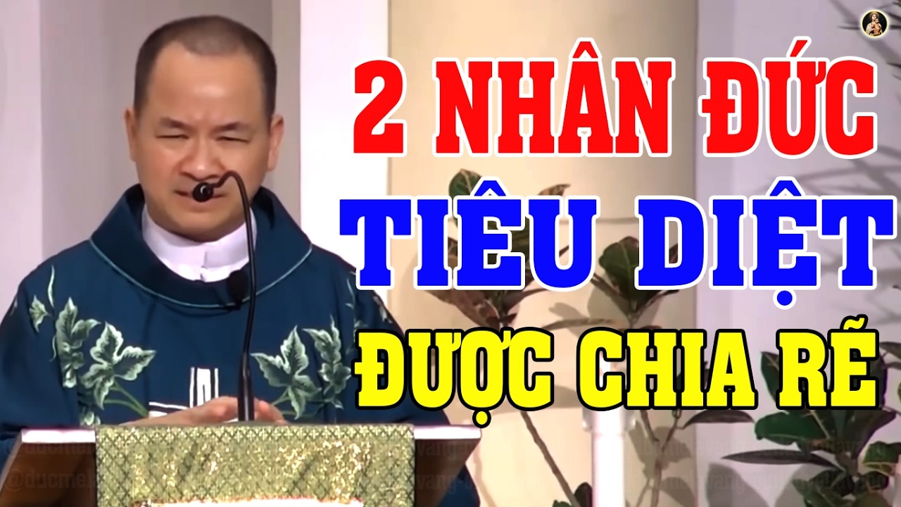 2 NHÂN ĐỨC TIÊU DIỆT ĐƯỢC CHIA RẼ | Bài giảng THỨC TỈNH NGƯỜI NGHE của LM Phạm Tĩnh