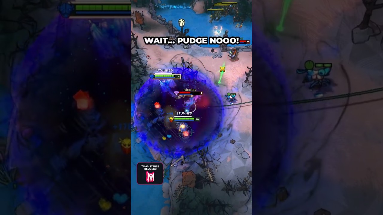 Pudge is playing for the other team 🤡 #dota2