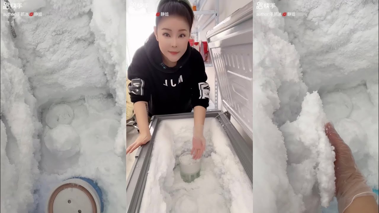 ICE QUEEN’S HUMIDIFIER FREEZER FROST EATING 🧊❄️