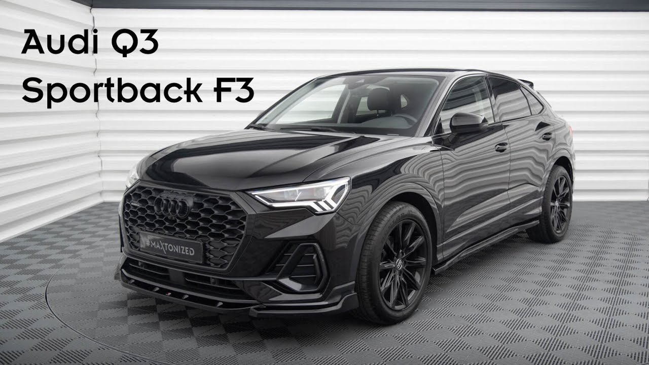 Audi Q3 Sportback F3 (since 2018) | Maxton Design Splitter Set | Presentation #253