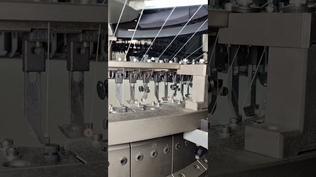 EASTINO 34 Inch single jersey 3 thread fleece knitting machine.#knittingmachine #youtubeshorts