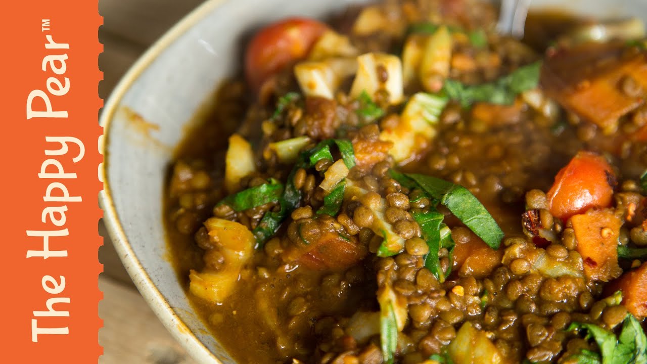 Coconut and Green Lentil Dahl - The Happy Pear