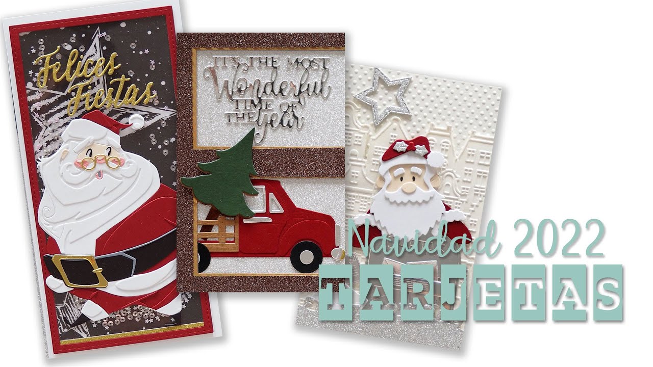 Mis TARJETAS NAVIDEÑAS de este año 2022