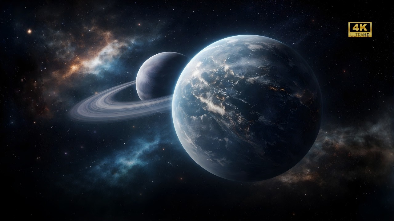 Ambient Space – 2 Hours – 4K Ultra HD  Relaxation Meditation Sleep