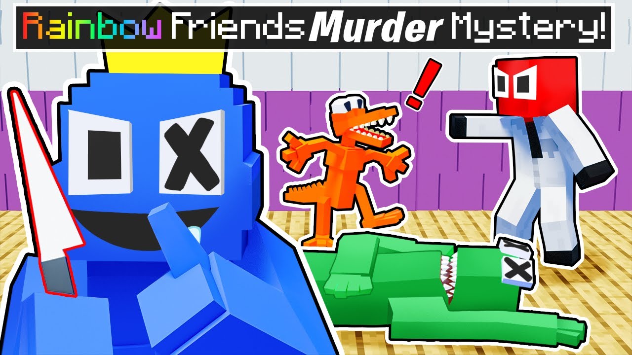 RAINBOW FRIENDS MURDER MYSTERY in Minecraft!