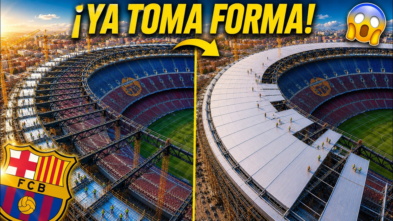 El Nuevo Camp Nou Por Fin Est&aacute; Tomando Forma &mdash; &iexcl;Avance Gigante en la Construcci&oacute;n!