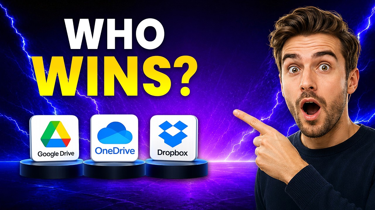 Google Drive против OneDrive против Dropbox | Лучшее облачное хранилище 2026 (Кто победит?)