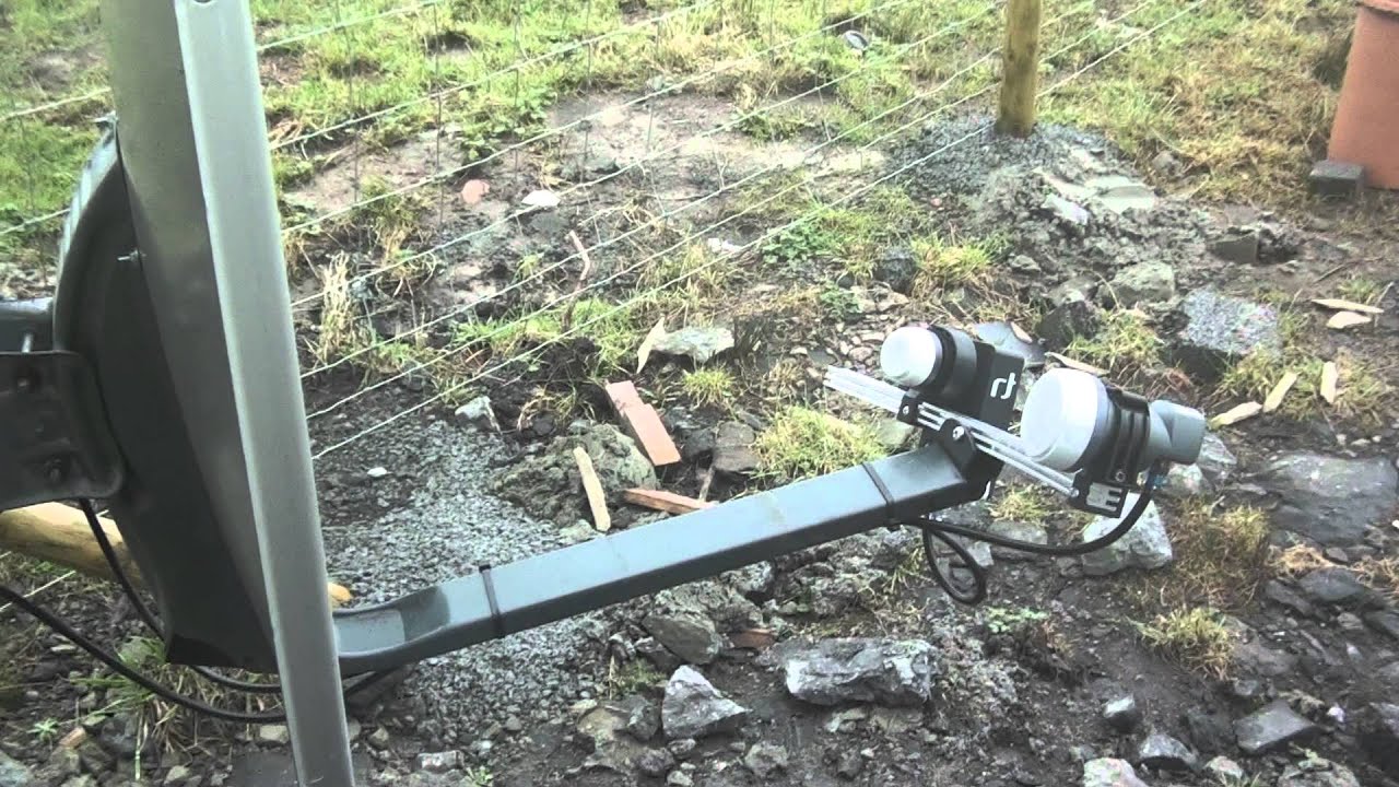 Saorsat KA-Sat 9 degs east and Astra 28 degs east from one dish.