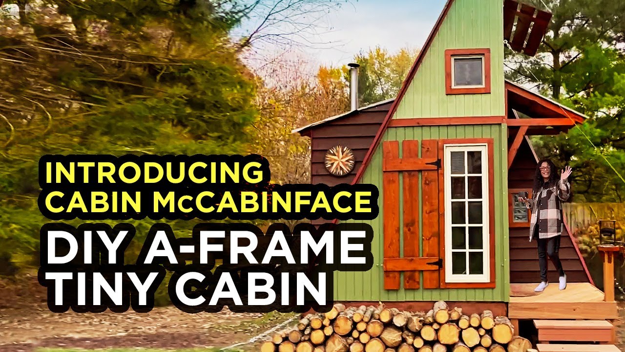 Самодельный домик в форме буквы А – встречайте «Cabin McCabinface»