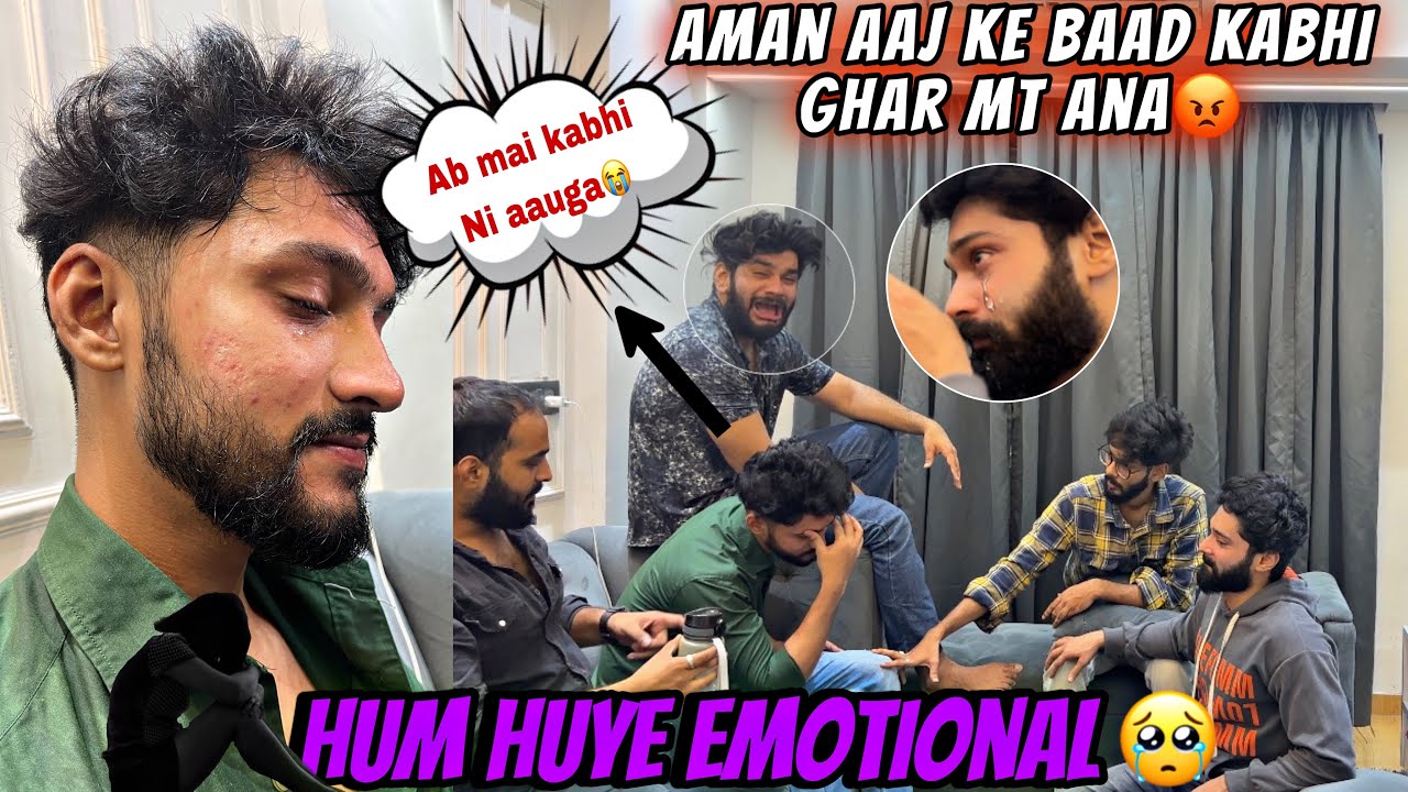 Aman Aaj ke Baad Ghar Kabhi Mat Aana 🥺 hum hue Emotional | Prank on aman | Fokats Abresh & Zeeshan