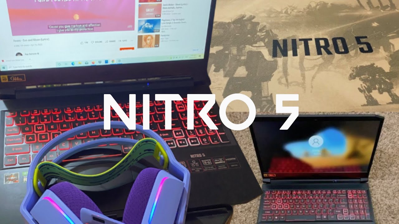 ACER NITRO 5 UNBOXING | Gaming Laptop + Accessories