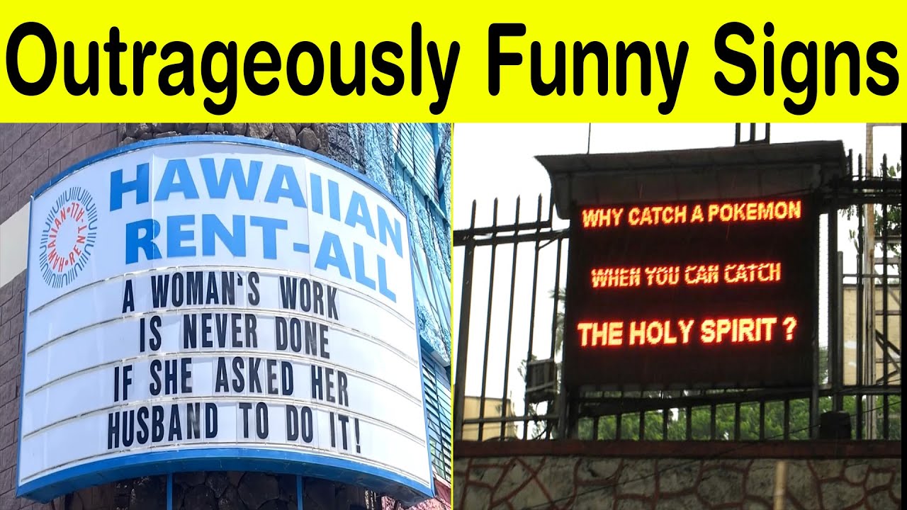 Outrageously Funny Signs That Will Leave You Speechless! || Happy Panda