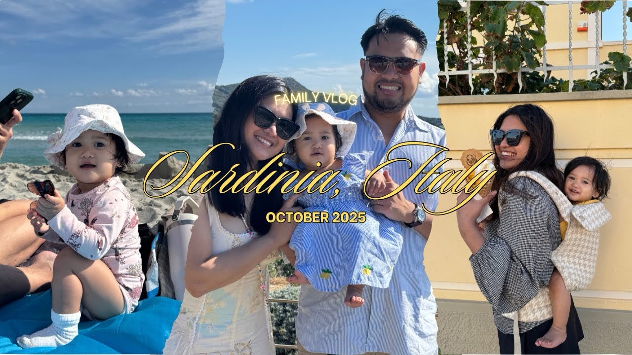 Sardinia Italy Vlog 2025 | Family holiday, Beach Days & Exploring Italy