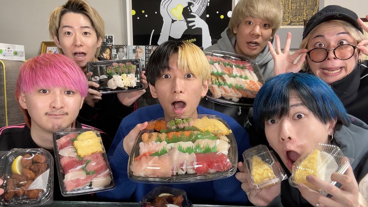回転寿司のスシローがウーバーイーツでも頼めるって知ってた？ほぼネク感謝のスシローパーティー！！！