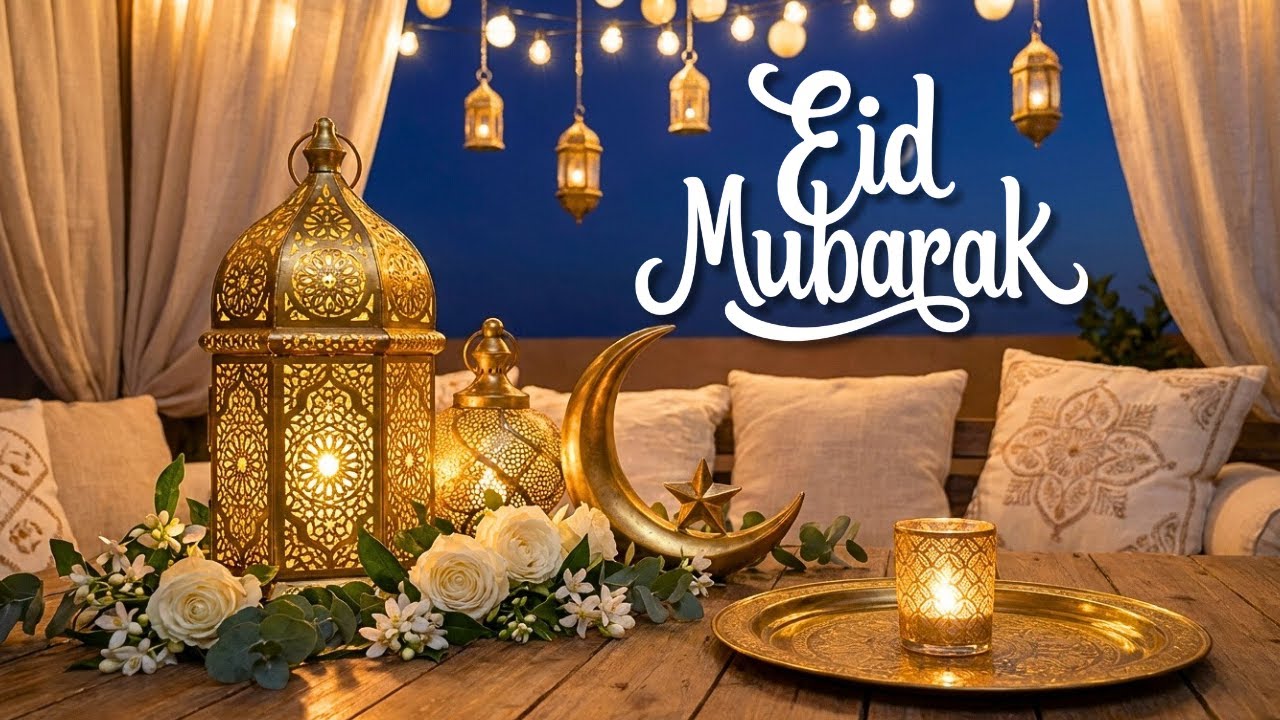 Eid Mubarak 2026 ✨ Relaxing & Peaceful Instrumental Music for Eid al-Fitr Celebration