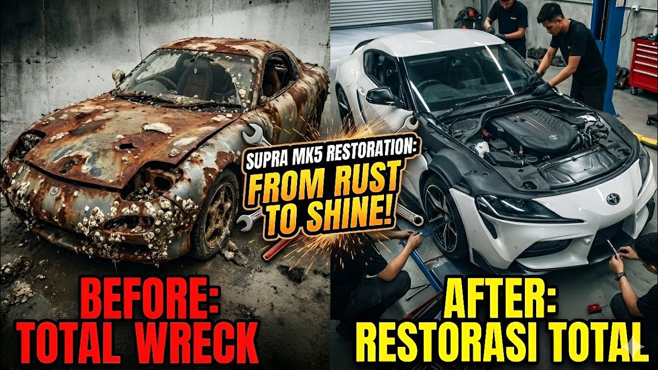 Toyota Supra MK5 restoration #restoration #car #viralvideo #viral